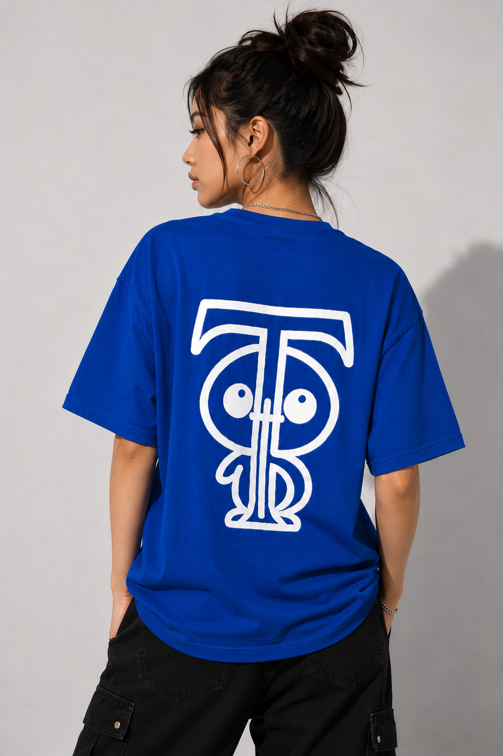 Ttrue Ssaint Signature Oversized T-Shirt – Blue