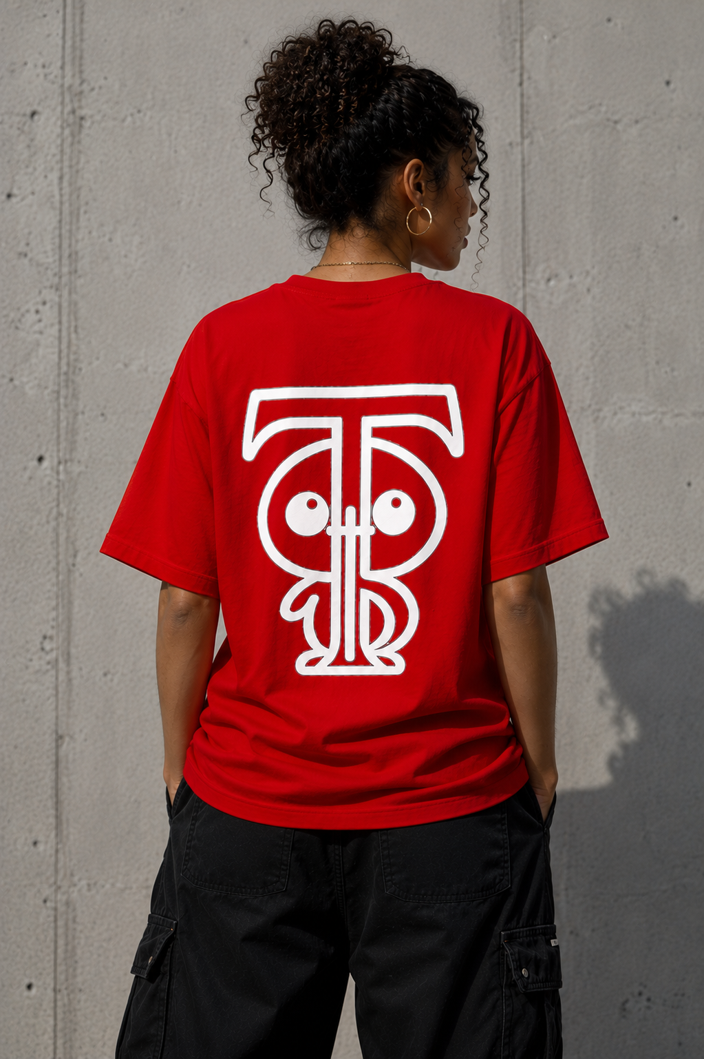 Ttrue Ssaint Signature Oversized T-Shirt – Red
