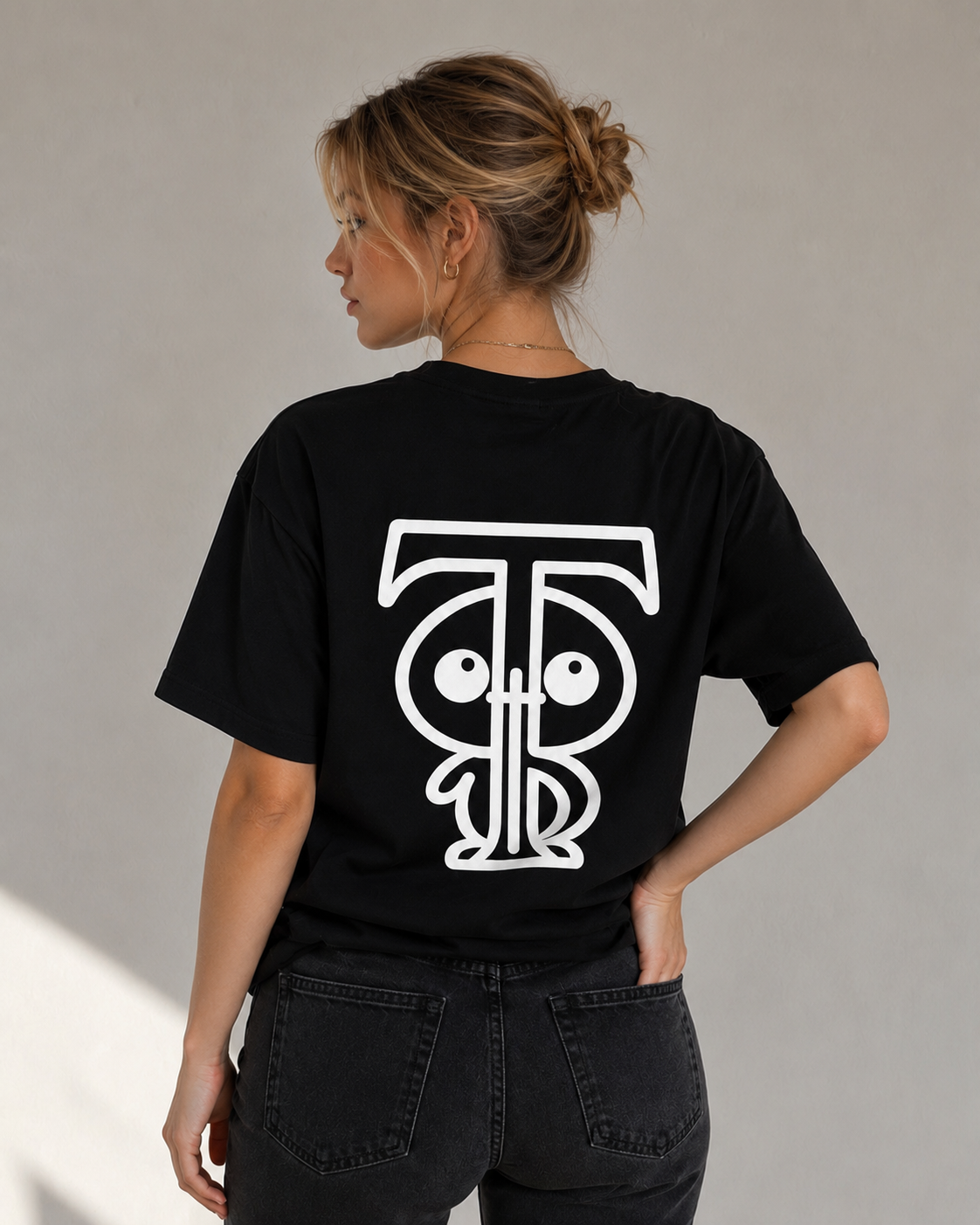 Ttrue Ssaint Signature Oversized T-Shirt – Black